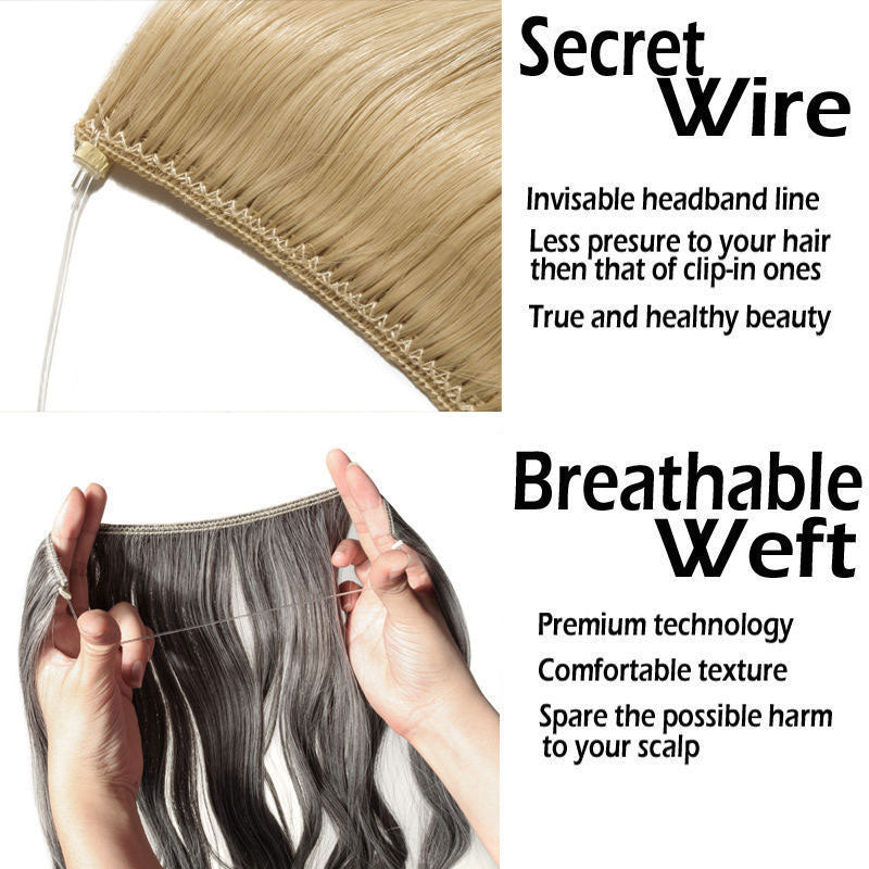 hair extensions with invisible band