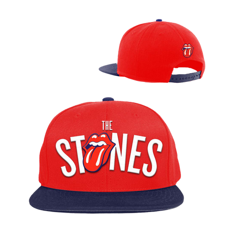 The Rolling Stones Tongue Hat Red