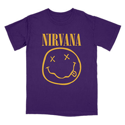 Nirvana Smiley T-Shirt Blue