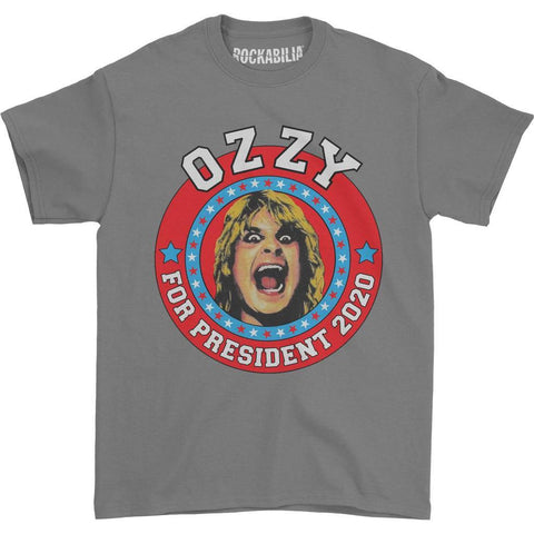 Ozzy Osbourne Ozzy for President 2020 Grey Tee