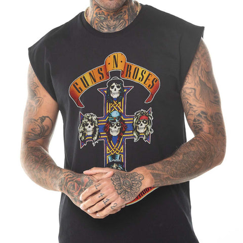 Guns N Roses Appetite for Destruction Cross T-shirt