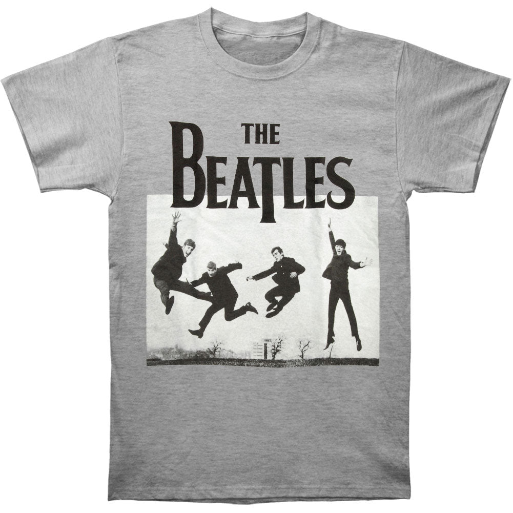 Beatles Jump Photo Heather T-shirt 144577 | Rockabilia Merch Store
