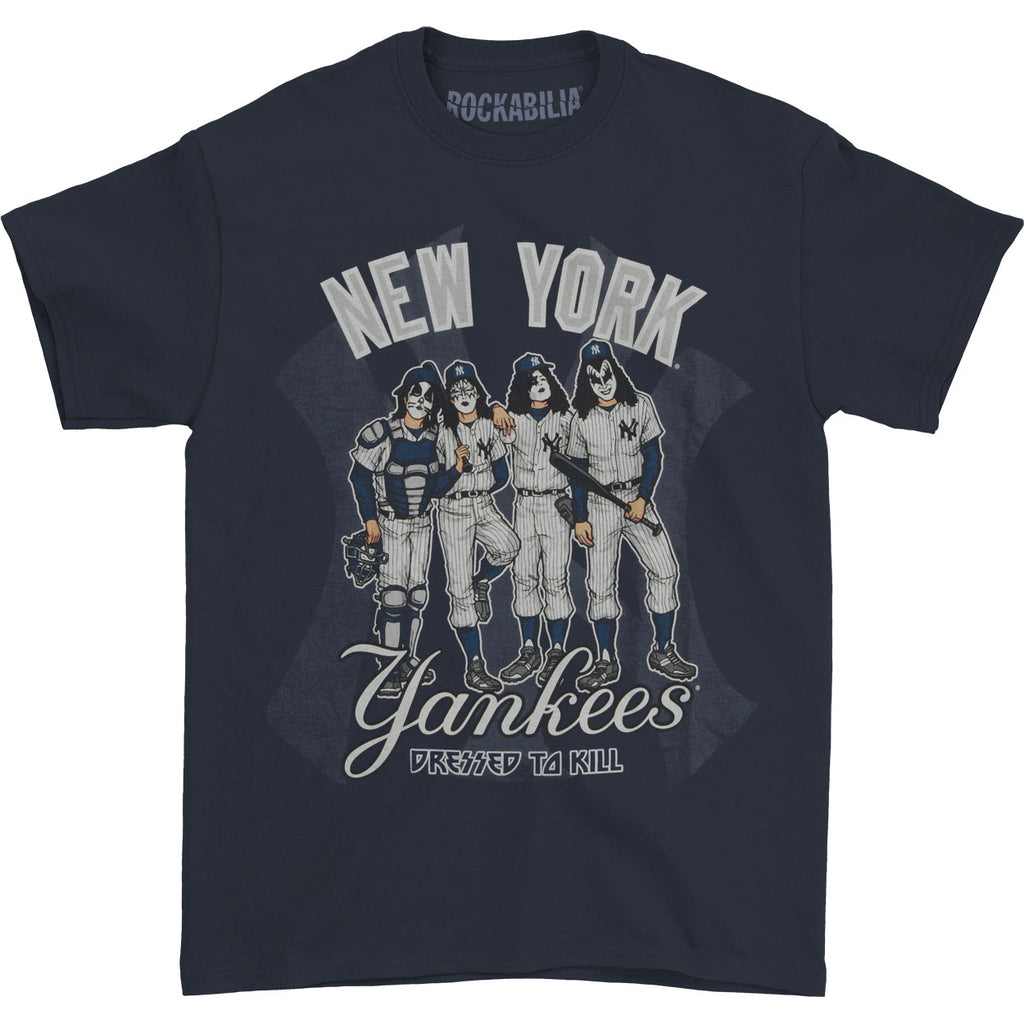 KISS New York Yankees Dressed To Kill T-shirt 178404 | Rockabilia Merch ...