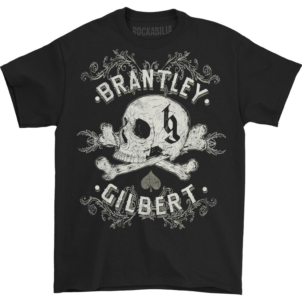 Brantley Gilbert Ornate Skull Mens T T-shirt 208923 | Rockabilia Merch ...