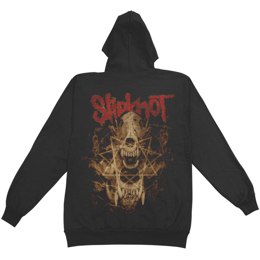 Slipknot Skull Teeth (Back Print) Zippered Hooded Sweatshirt 250600 ...