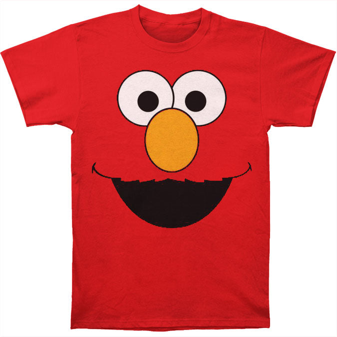 Sesame Street Elmo Face Red T-shirt 250750 | Rockabilia Merch Store