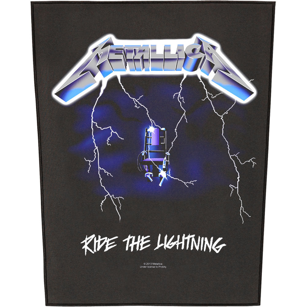 Metallica Ride The Lightning Back Patch 314949 | Rockabilia Merch Store