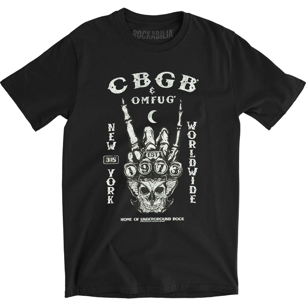 CBGB Metal Hand Slim Fit T-shirt 377709 | Rockabilia Merch Store