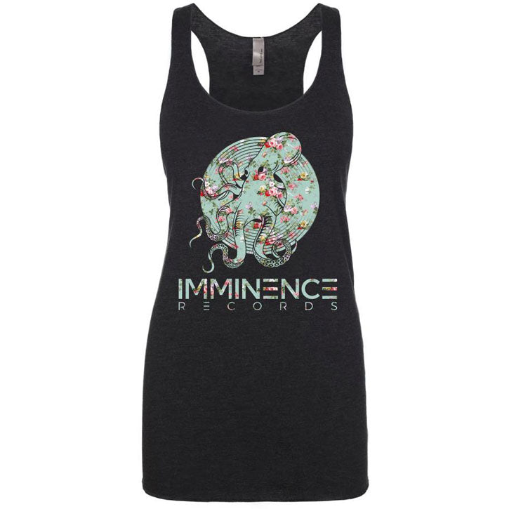 Imminence Records Floral Octopus Logo Womens Tank 384237 | Rockabilia ...