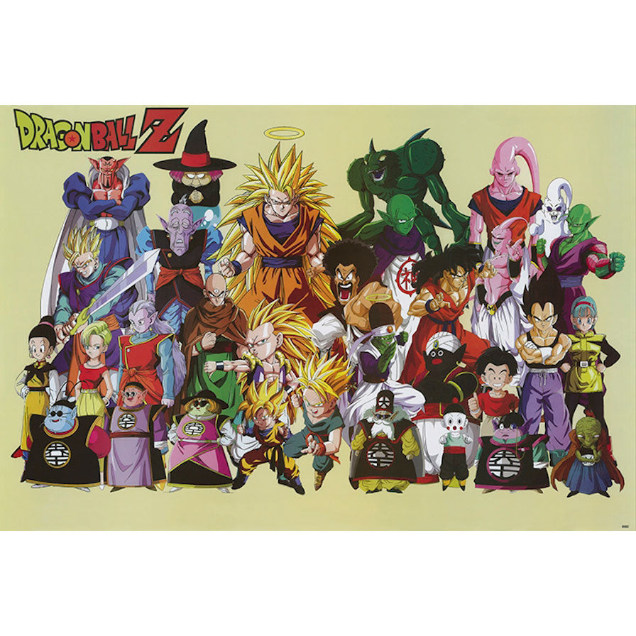 Dragon Ball Z Characters Domestic Poster 385007 Rockabilia Merch Store