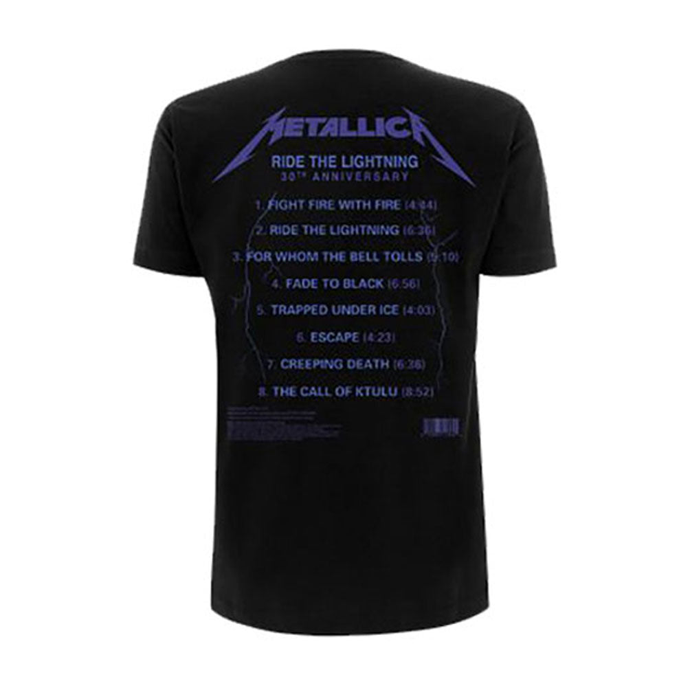 Metallica Ride The Lightning Tracks (Back Print) Slim Fit T-shirt ...