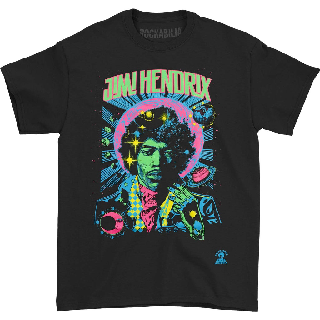 Jimi Hendrix Cosmos Blacklight T-shirt 414641 | Rockabilia Merch Store