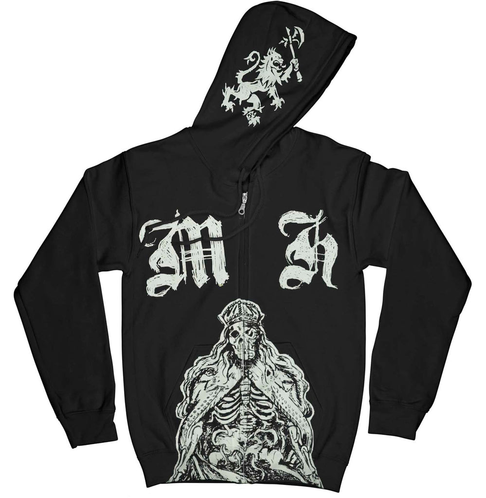 Machine Head Skull Guy Zipper Hoodie Zippered Hooded Sweatshirt 417049 ...
