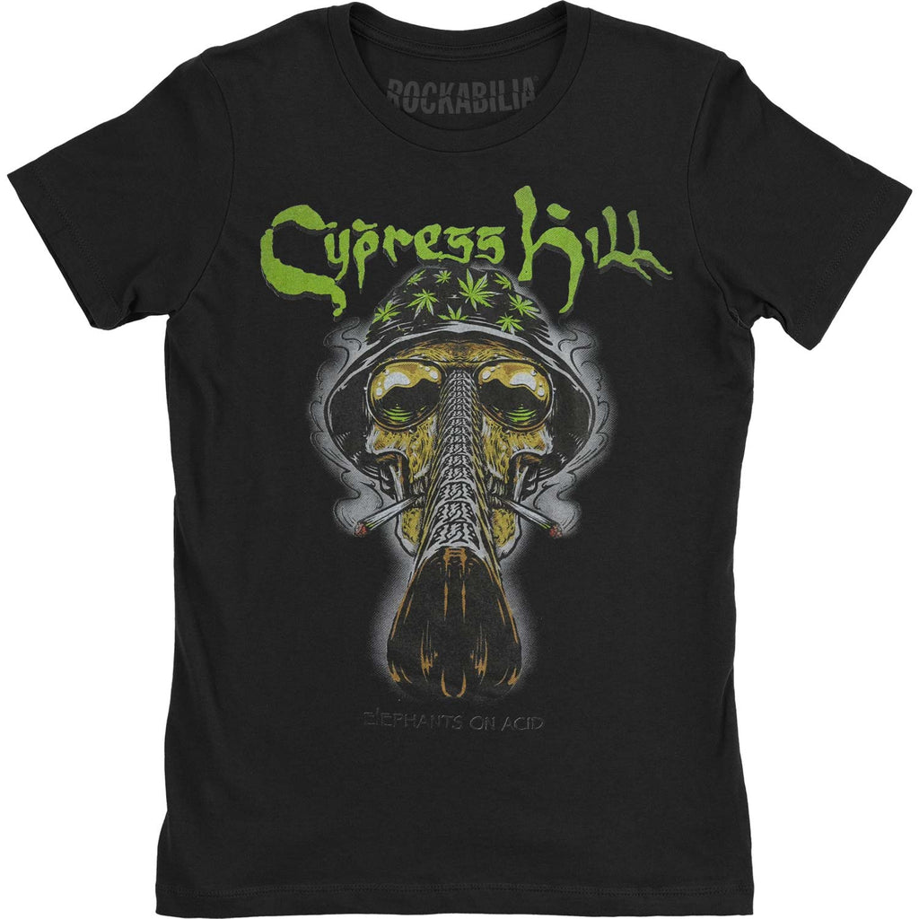 Cypress Hill Fear & Loathing Women's T-Shirt Junior Top 417361 ...