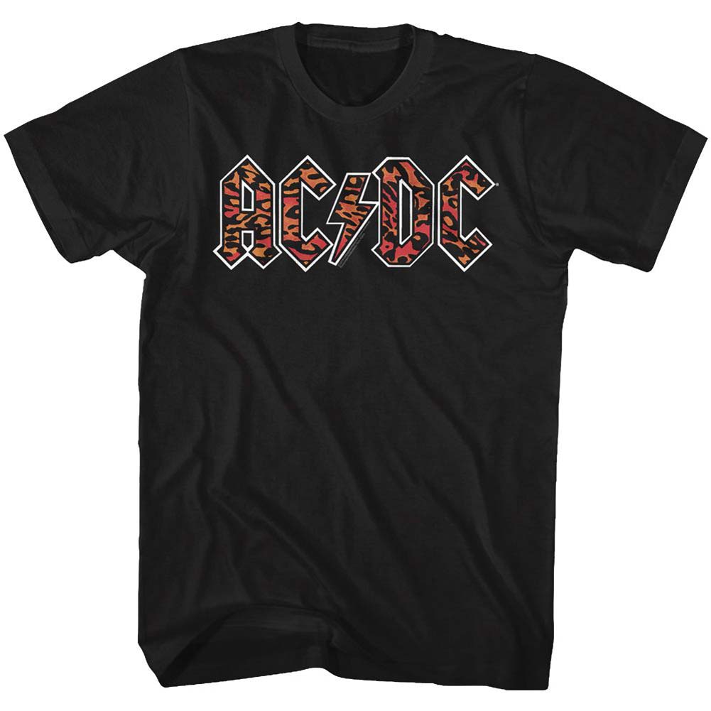 AC/DC Leopard Print T-shirt 420055 | Rockabilia Merch Store
