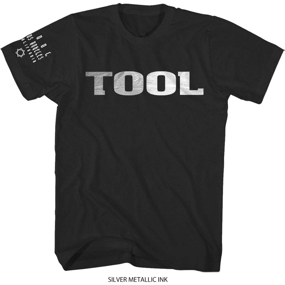 Tool Metallic Silver Logo Tshirt 421001 Rockabilia Merch Store