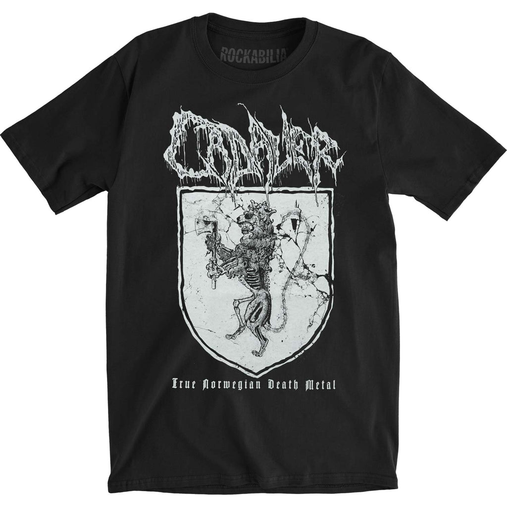 Cadaver Coat Of Arms Slim Fit T-shirt 423142 | Rockabilia Merch Store