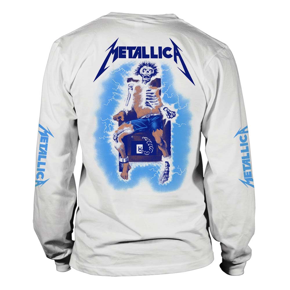 Metallica Ride The Lightning (White) Long Sleeve 423547 | Rockabilia Merch  Store