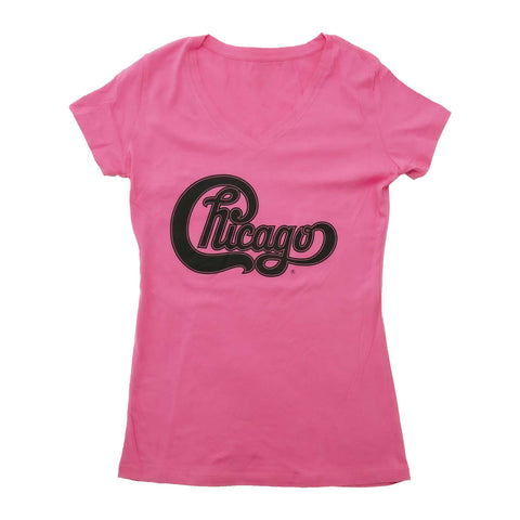 Chicago T-Shirt, Chicago Band Logo Black T-Shirt, Soft Rock Merchandise