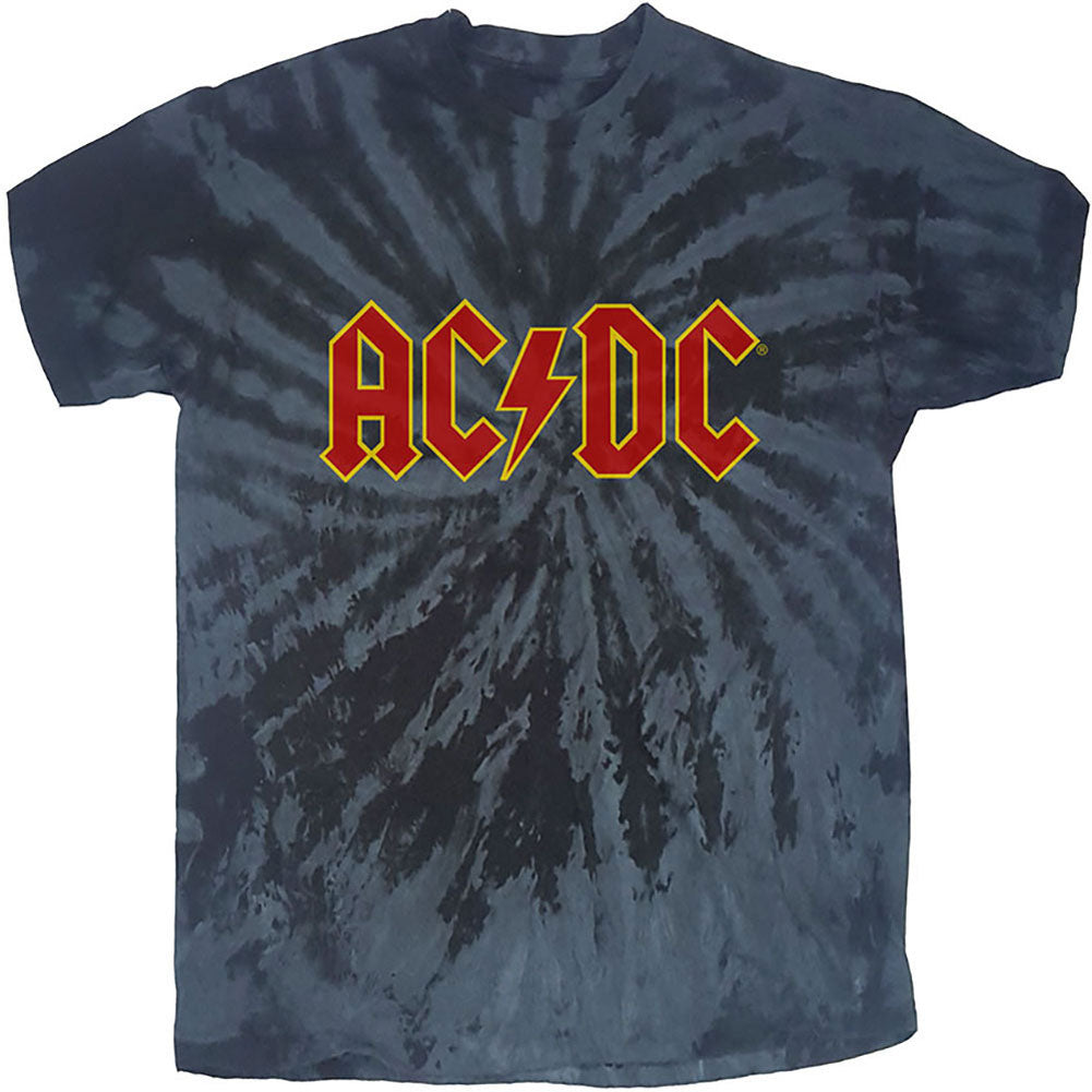 AC/DC Logo (Dip-Dye) Tie Dye T-shirt 428071 | Rockabilia Merch Store