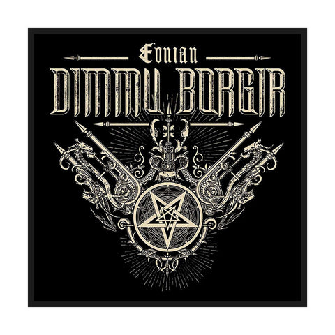 Very Rare Dimmu Borgir Eonian Shagrath Double-Sided T-Shirt Black