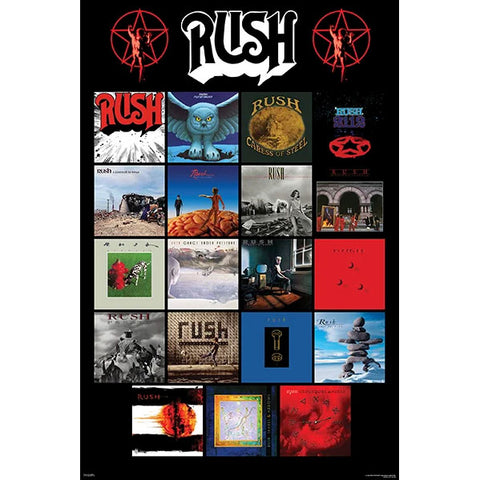 Official Rush Merchandise T-shirt Rockabilia Store | Merch