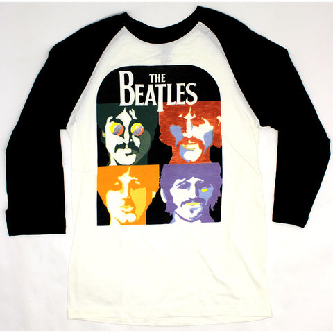  The Beatles Officially Licensed Abbey Road - Come Together  Baseball 3/4 Sleeve T-Shirt (Black-White), Small : Clothing, Shoes & Jewelry