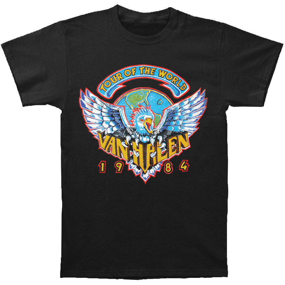 Van Halen Tour Of World 1984 T-shirt 79641 | Rockabilia Merch Store