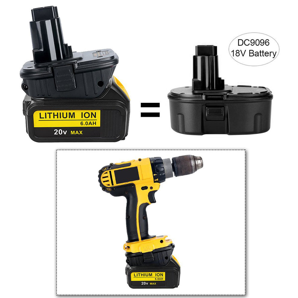 dewalt 20v battery adapter kit for 18v