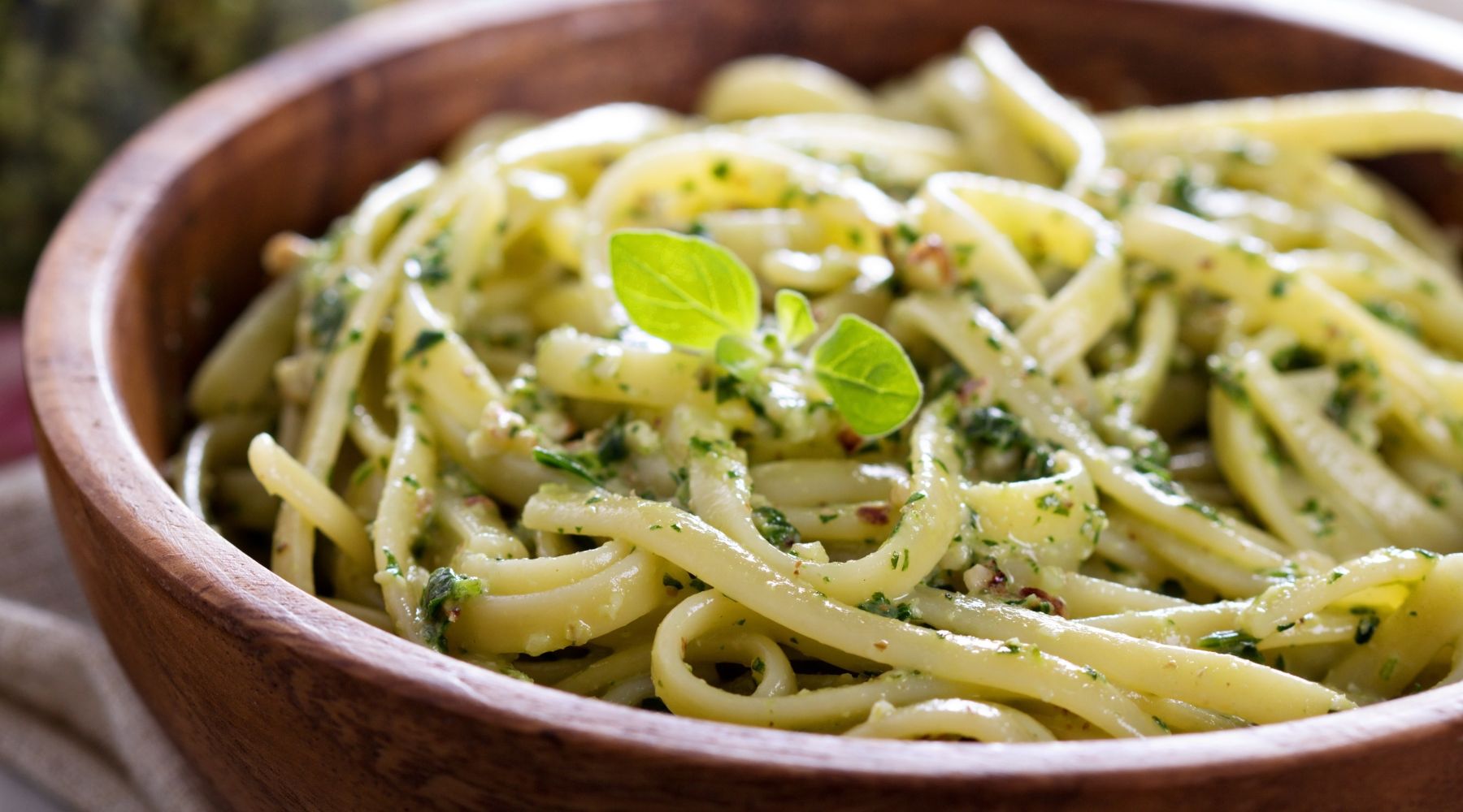 Walnut Pesto Spaghetti