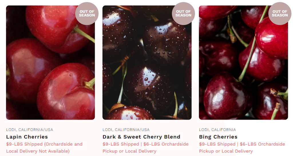 best cherries for freezing