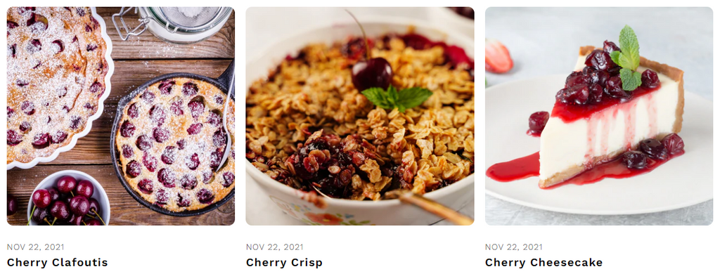 recipes with frozen cherries