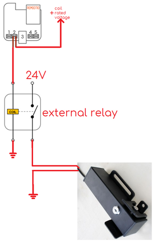 Schéma de câblage de gâche électrique Remootio