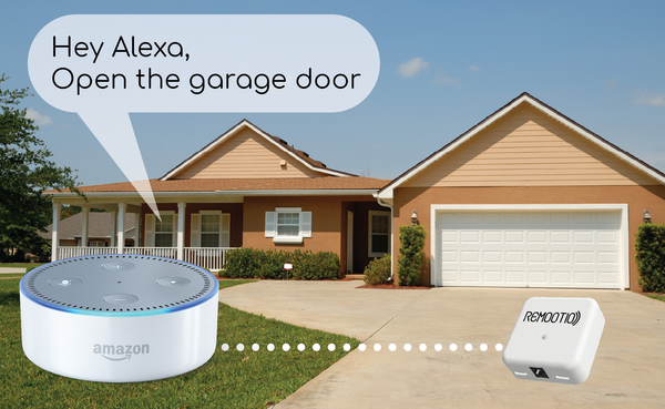 Smart garage door opener Alexa