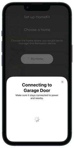 Connecting Garage Door to HomeKit