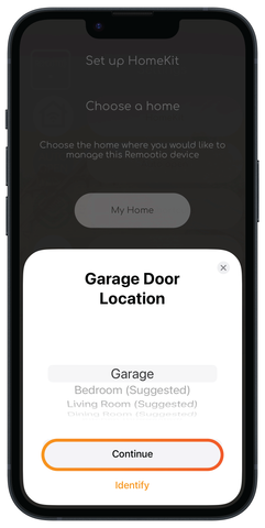 Select the location of Garage within the Home