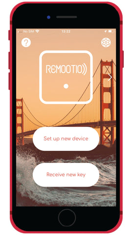 Remootio set up page