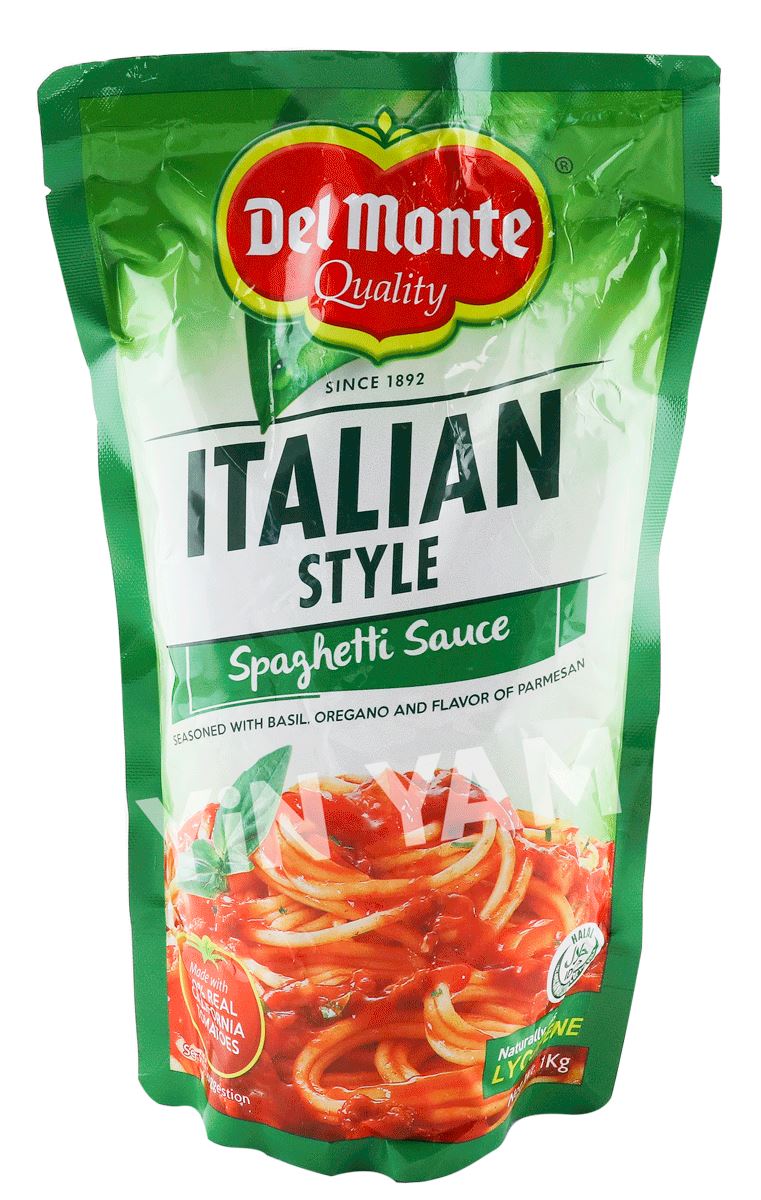 Del Monte Spaghetti Sauce ITALIAN STYLE 1kg — Yin Yam Food and Beverage  Company