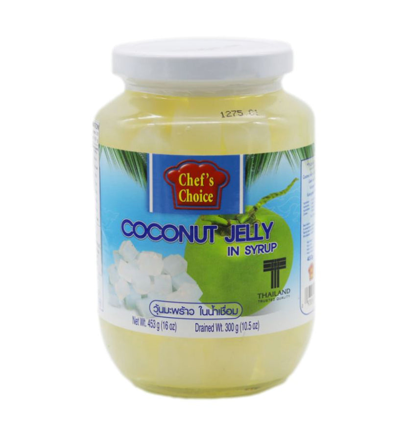 Chef's Choice Coconut Jelly in Syrup (GLASS JAR) 453g — Yin Yam Food ...