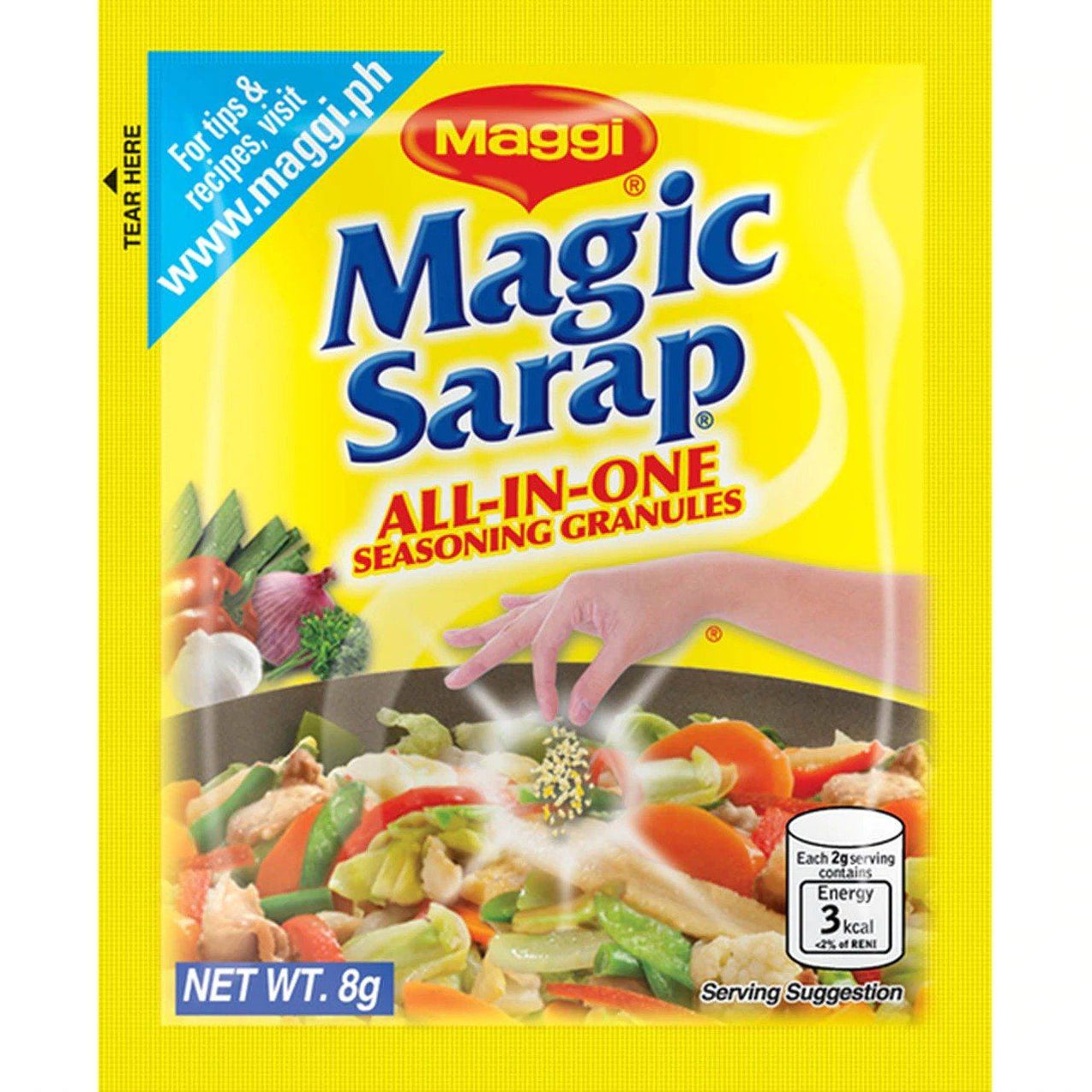 Maggi Magic Sarap All In One Seasoning Granules 8g X 12pack — Yin Yam Food And Beverage Company 0564
