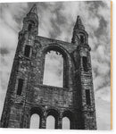 Abandoned Saint andrews Cathedral, Scotland - Wood Print from Wallasso - The Wall Art Superstore