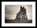 Abandoned Whitby Abbey Church, Sepia - Framed Print from Wallasso - The Wall Art Superstore