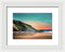 Beach With Teal Sky - Framed Print from Wallasso - The Wall Art Superstore