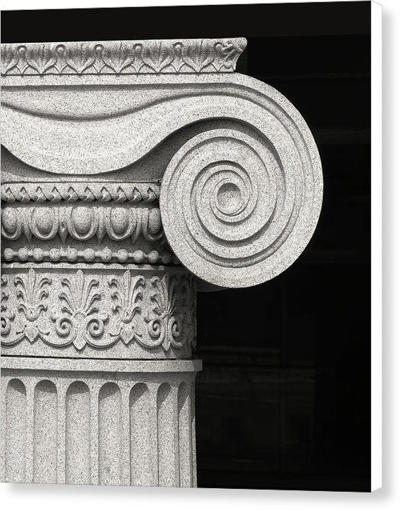 Column Detail - Canvas Print from Wallasso - The Wall Art Superstore