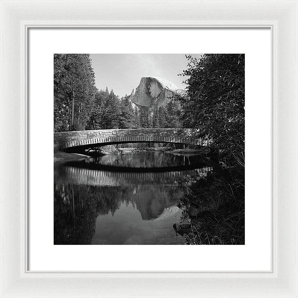 Sentinel Bridge In Yosemite National Park - Framed Print from Wallasso - The Wall Art Superstore