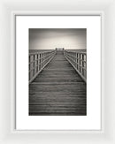 Sepia Wood Boardwalk - Framed Print from Wallasso - The Wall Art Superstore