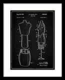 Vintage Dress Form Patent, 1970 - Framed Print from Wallasso - The Wall Art Superstore