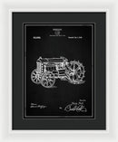 Vintage Henry Ford Tractor Patent, 1919 - Framed Print from Wallasso - The Wall Art Superstore