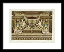 Vintage Illustration of Ornate Sculptures, 1650 - Framed Print from Wallasso - The Wall Art Superstore