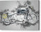 Vintage Motorcycle Painting - Acrylic Print from Wallasso - The Wall Art Superstore